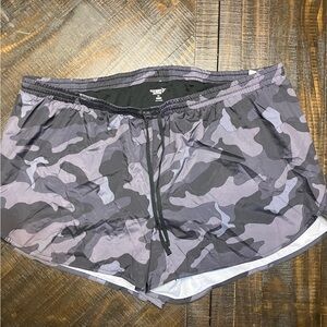 Old Navy Camo Athletic Shorts - Black and Gray